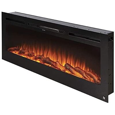App-Controlled 36-In 9 Colors Flame Electric Fireplace Heater Tisch Kamin Linear Fireplace