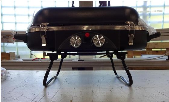 Easily Assembled 2 Burner Propane BBQ Gas Grill with Rotisserie Natural Gas Type