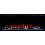 Adjustable Thermostat 40-In Electric Fireplace Wall Mounted Fireplace for Home Heating