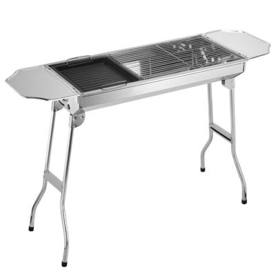 Customized Logo Acceptable Stainless Steel Rotisserie Charcoal Grill for Outdoor Barbeque