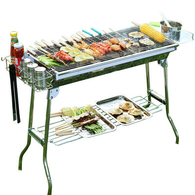 Customized Logo Acceptable Stainless Steel Rotisserie Charcoal Grill for Outdoor Barbeque