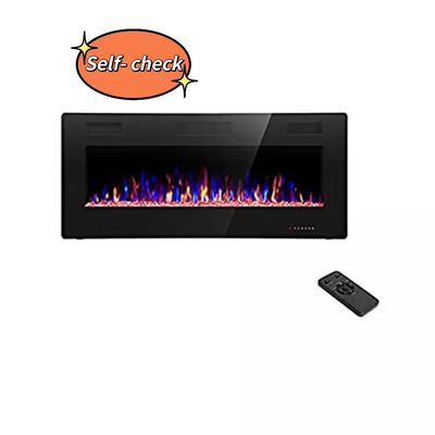 Versatile Safe Electric Fireplace Heater 50 inch 9 Colors Flame Dimplex Mirror Heater