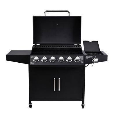 149*55*109 cm Gas Grill And Oven Bbq Stainless Hybrid Grill For Outdoor Barbecue