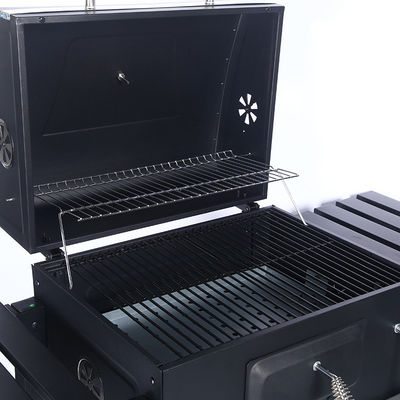 Outdoor Camping Grills High Temperature Chrome Steel Cooking Grid Charcoal Bbq Smoker