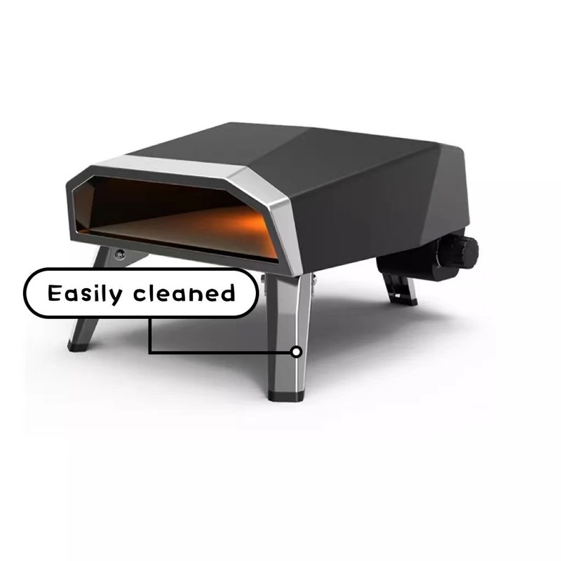 Commercial Industrial 12 16 inch Gas Pizza Oven with Aluminum Plate